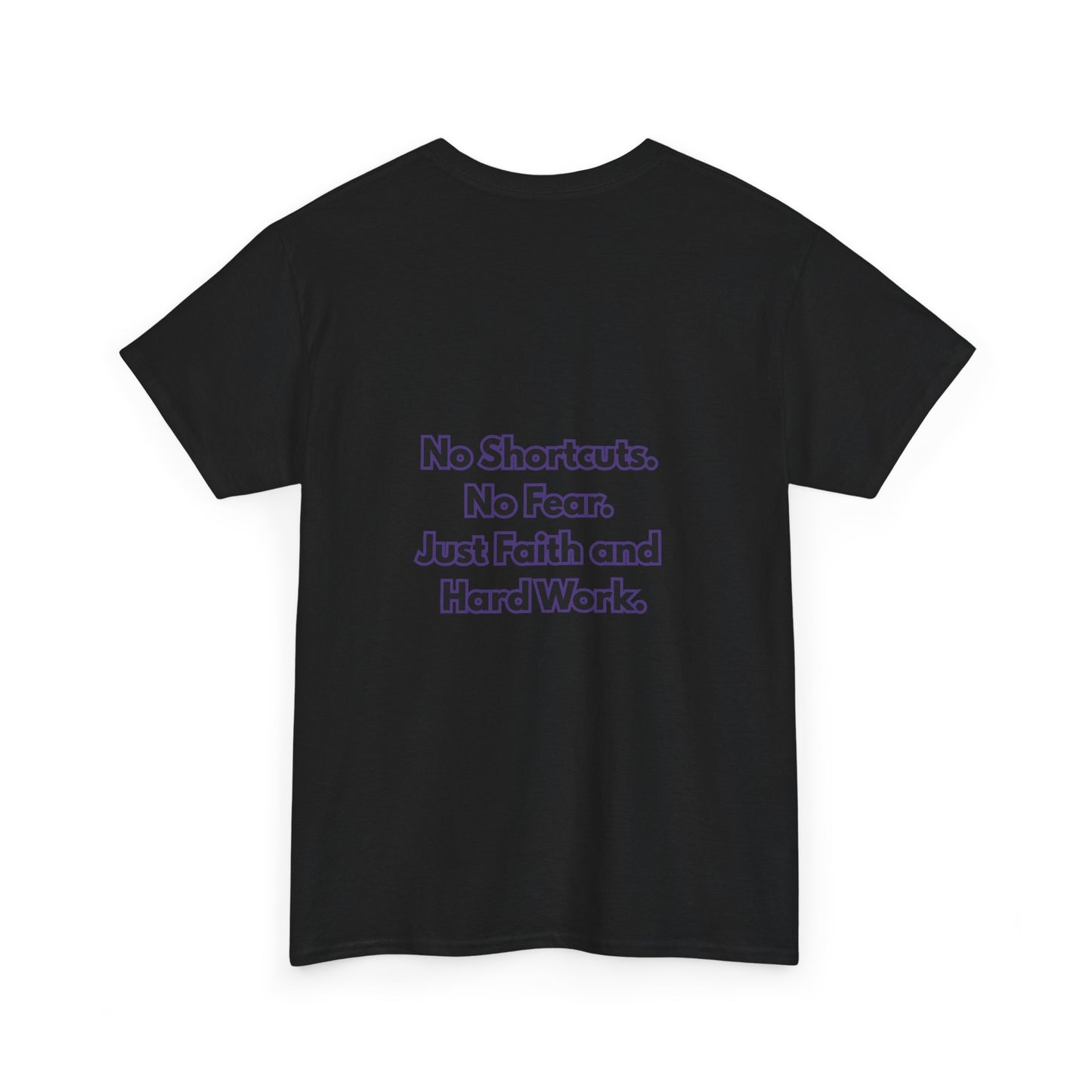 "GR1NDH4RD FA1THH4RD" Unisex Tee - Black & Purple